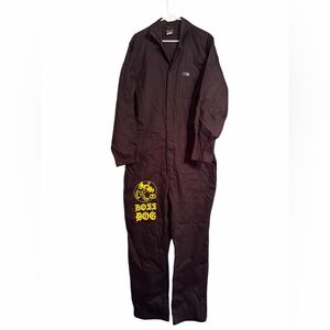 Boss Dog Black Graphic Jumpsuit NWT size large